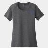 Ladies PosiCharge ® Tri Blend Wicking Scoop Neck Raglan Tee Thumbnail
