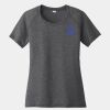 Ladies PosiCharge ® Tri Blend Wicking Scoop Neck Raglan Tee Thumbnail